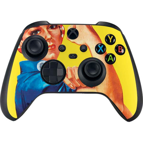 Rosie The Riveter Vintage War Poster Xbox Series X Skins